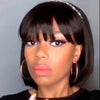 Glueless Natural Black Color  Bob Wig-140%
