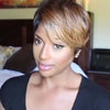 Short Pixie Cut Straight Layered for Black Women-140%
