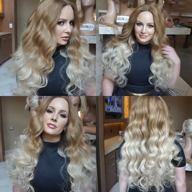 Hot Beauty Hair Super Gold Wave Long Wig-140%(EXTRA THICK AS IN VIDEO)