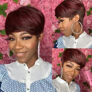NEW YEAR Red Wig