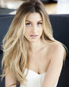 Golden elegant wig