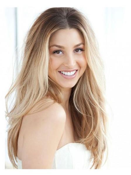 Golden elegant wig