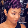 Sassy Short Curly Layered Hair Wig with Bangs for Women-140%