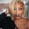 Blonde bob hair— 140%(Extra Thick As In Video)
