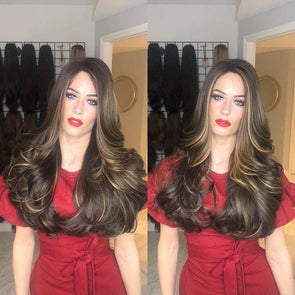 new brown wig