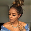 Black Gradient Champagne Body Wave Wig-140%(Extra Thick As In Video)