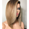 Light blonde short wig