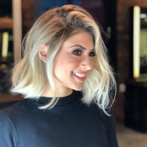 Golden brown bob wig—140%(EXTRA THICK AS IN VIDEO)