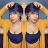 Black Fashion Pixie Cut Wig for Women Bob Wig