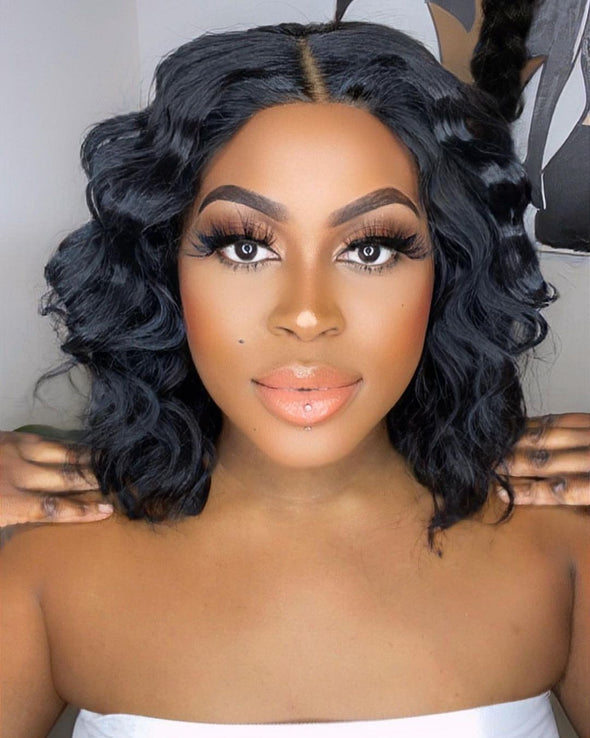 Glueless Hand Stitched High End Quality Wigs-140%(Extra Thick As In Video)-4