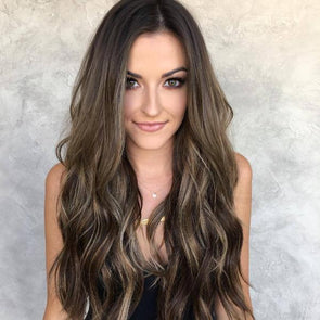 darker brown wig
