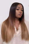 Gradient Blonde Long Wig