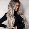 Ashy blond hair