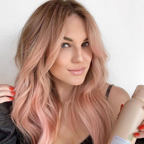 Sweet pink wig