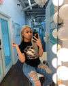 Smoky grey stunning straight hair