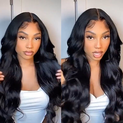 Dull Black Wave Hair