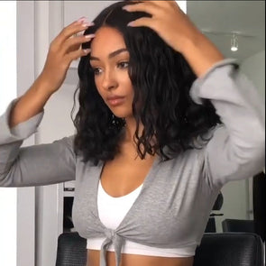 Water Wave Short Wig-140%