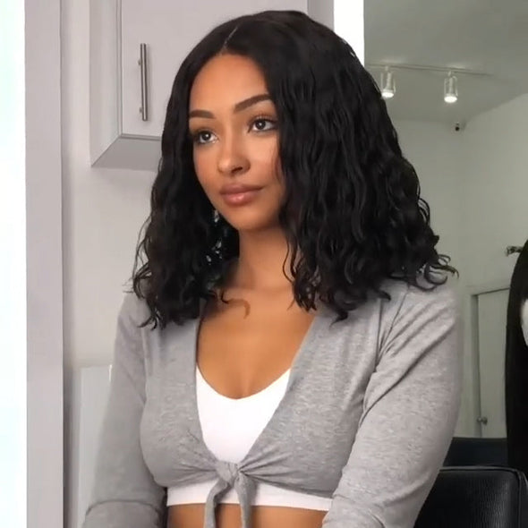 Water Wave Short Wig-140%