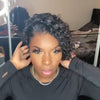 Glueless Curly Short Pixie Cut Wig