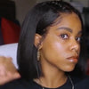 Black short hair