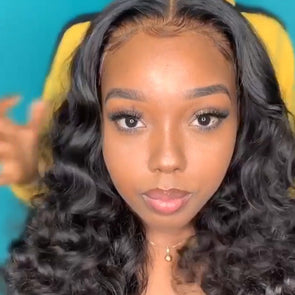 Dull Black Wave Hair-140%