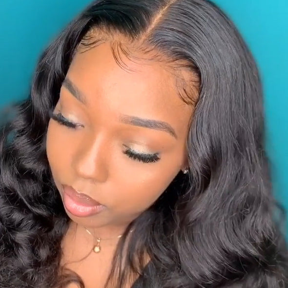 Dull Black Wave Hair-140%