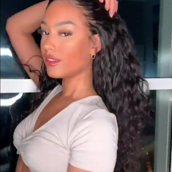 Glueless Deep Curly Wig-22inch