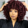 Red Wine Super Fashion Curly Wigs