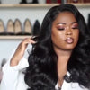 Glueless Preplucked Lace Wave Wig-140%(EXTRA THICK AS IN VIDEO)