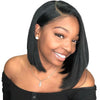 Natural Black Brazilian Straight Short Bob Wig