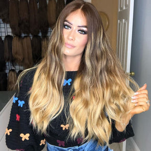 Perfect Brown Golden Wave Wig