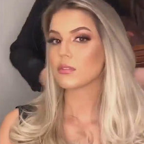 Super soft and smooth golden wig