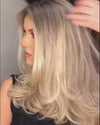 Super soft and smooth golden wig