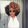 African American Short Curly Hair Wig with Bangs