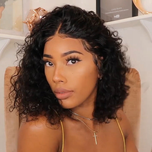 Black Bob wave short wig