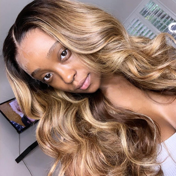 Big Wavy Brown Long Hair Brazilian Wig