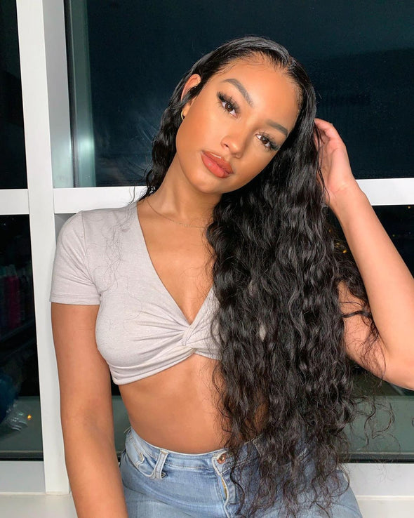 Glueless Deep Curly Wig-22inch