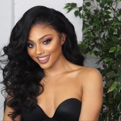 Glueless Black Body Wave Wig