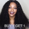 Glueless Prepluck Shining Curly Hair-140%(EXTRA THICK AS IN VIDEO)