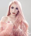 Coral Doll Pink wig