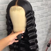 Glueness Black long Wig-1