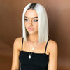Short platinum bob Wig