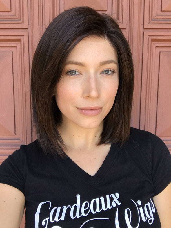 Brown short bob wig—140%(EXTRA THICK AS IN VIDEO)