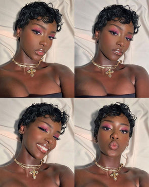 BLACK Fashion Curly Wig