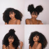 Dark brown African wavy short hair sexy wig