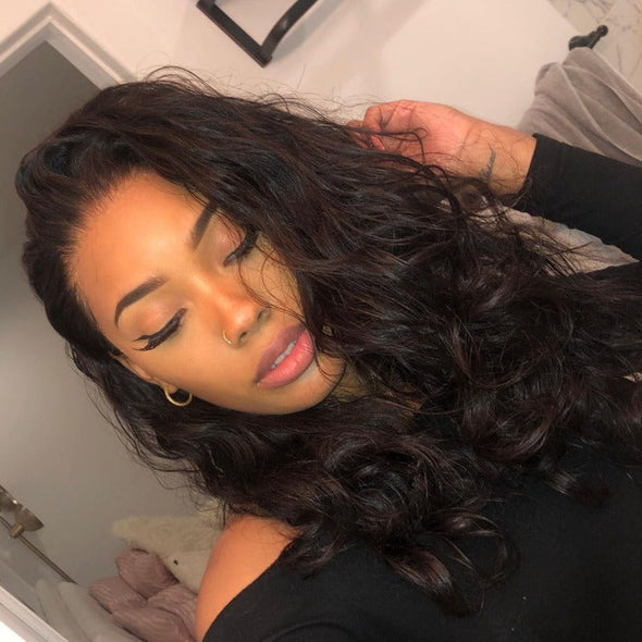 Glueless Black Body Wave Wig