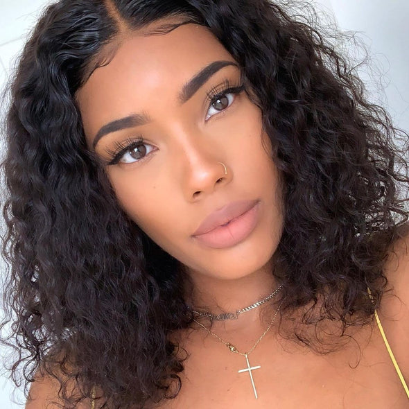 Black Bob wave short wig