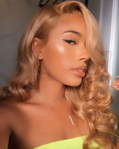 Glueness Blonde Body Wave Wig