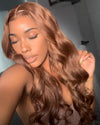 Brown Wave Prepluck Glueless Fashion Wigs