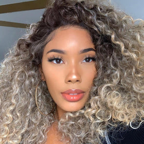 oyster grey afro long hair wigs on sale